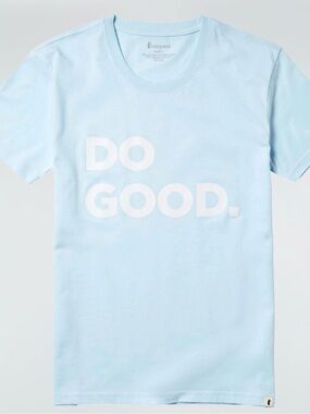 cotopaxi Light Aqua Short Sleeve Crew Tee